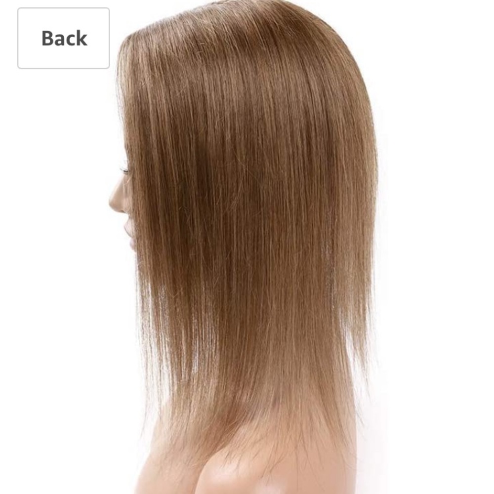 My Lady Hair topper—12”, medium brown